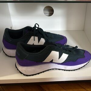 New Balance Black and Purple Athletic Shoes